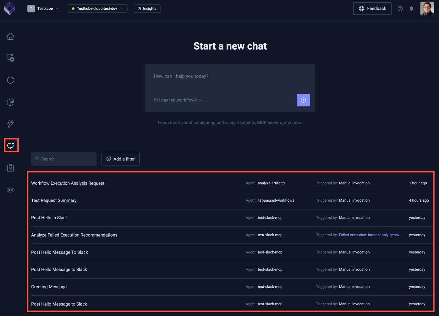 AI Chats Panel