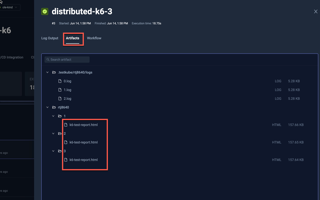 Distributed K6 HTML Report